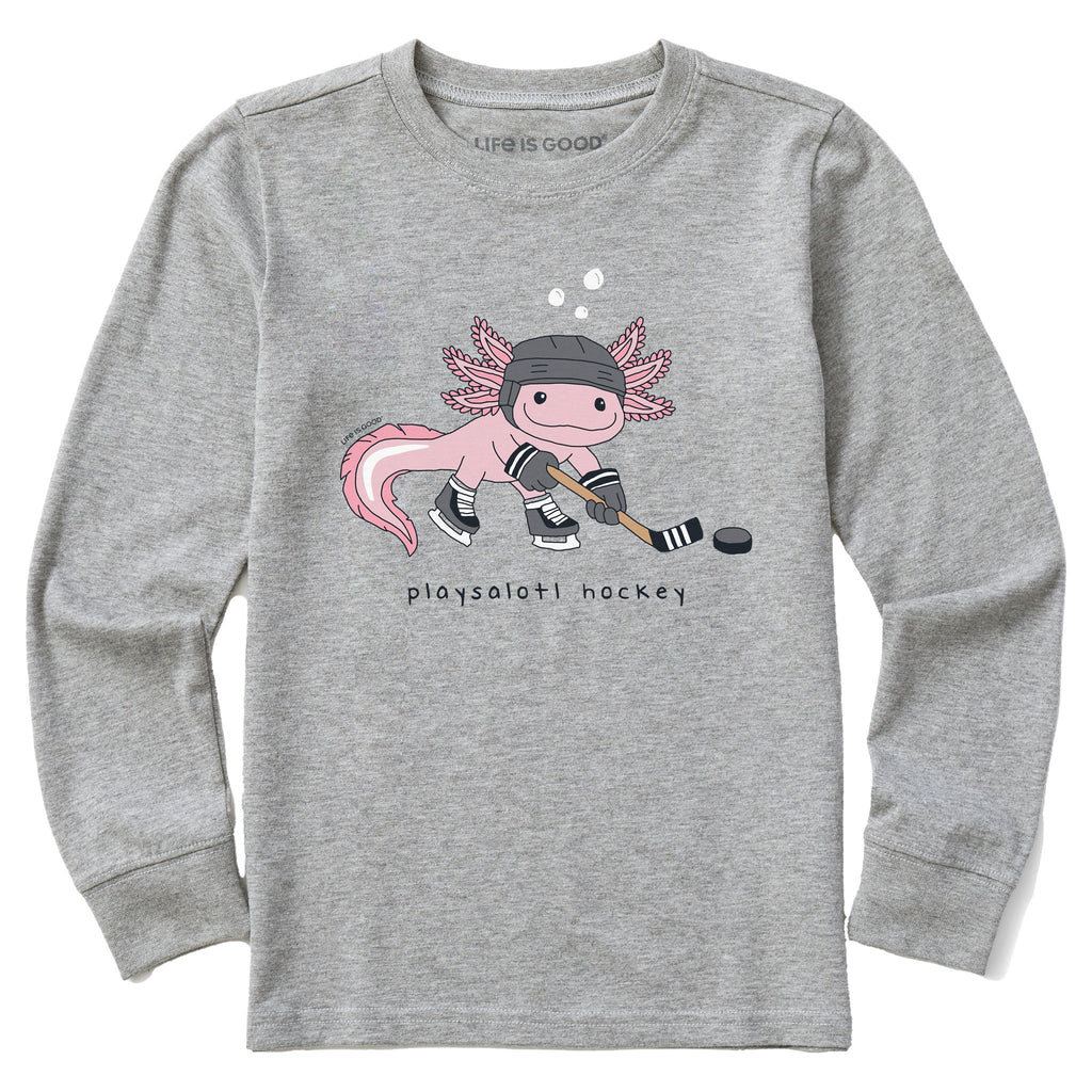 Kids Playsalotl Hockey Long Sleeve Crusher Tee product image 1