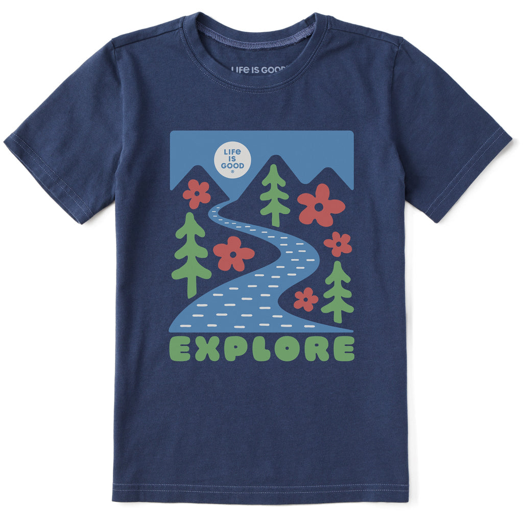 Kids Explore the Mountains Short Sleeve Crusher Tee product image 1