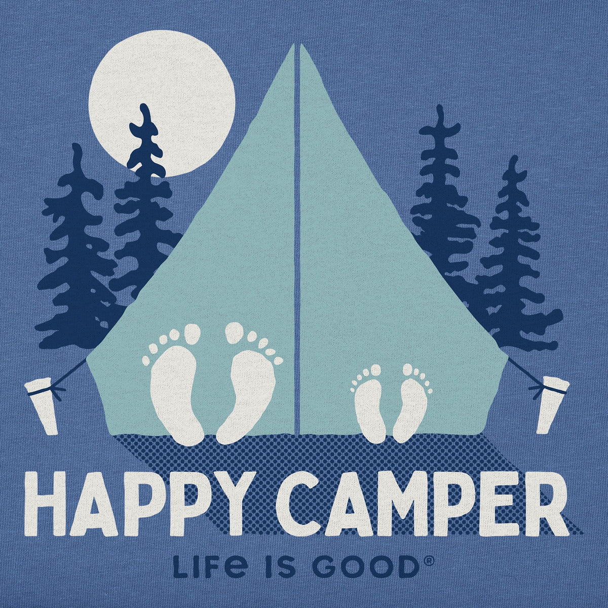 Men's Happy Camper Feet Short Sleeve Crusher Tee product image 2