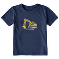 Toddler Excavator Short Sleeve Crusher Tee product image 1