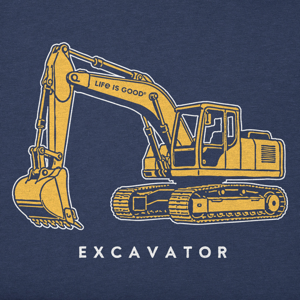 Toddler Excavator Short Sleeve Crusher Tee product image 2
