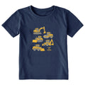 Toddler Heavy Equipment Medley Short Sleeve Crusher Tee product image 1