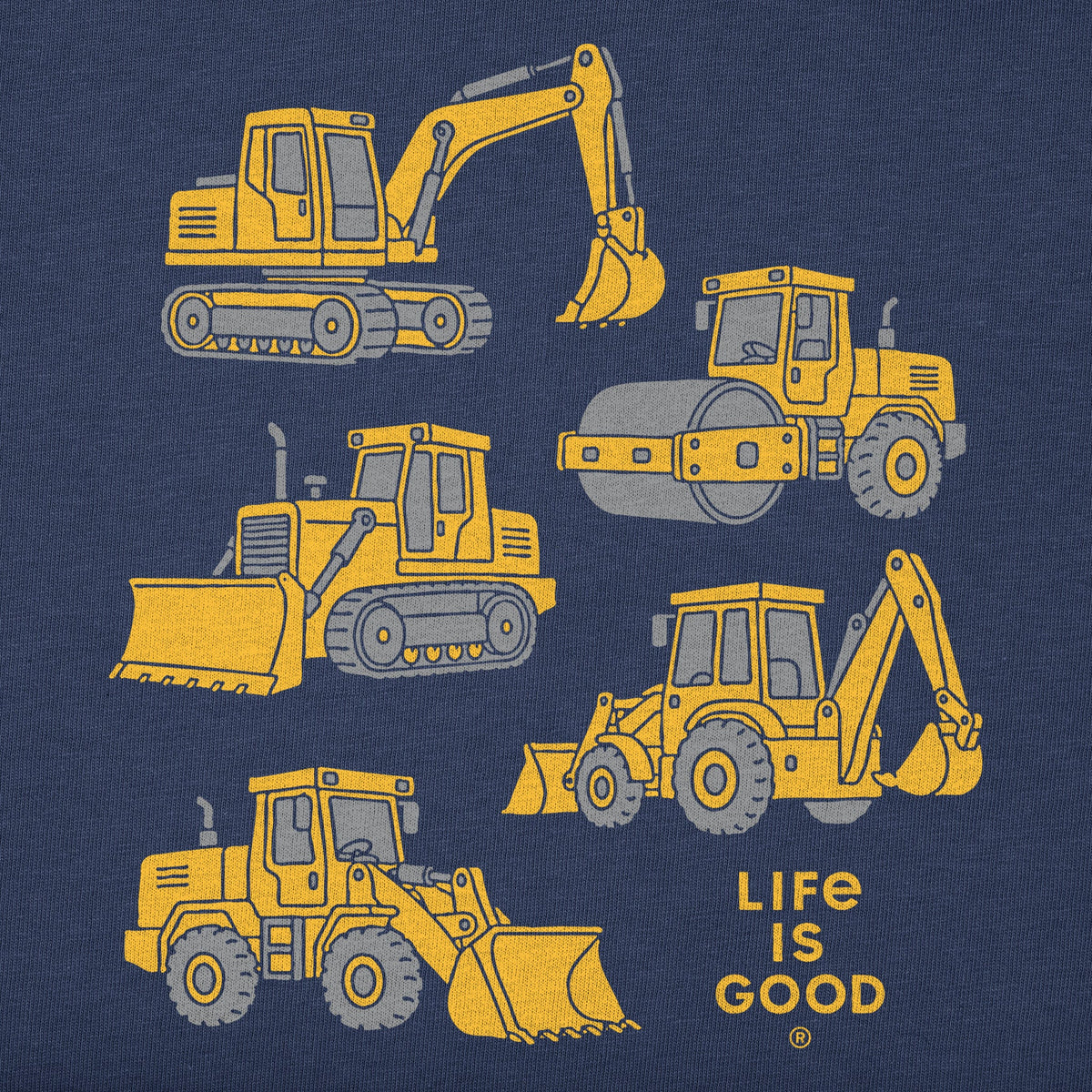 Toddler Heavy Equipment Medley Short Sleeve Crusher Tee product image 2