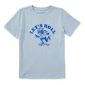 Kids Let's Roll Skater Short Sleeve Crusher Tee