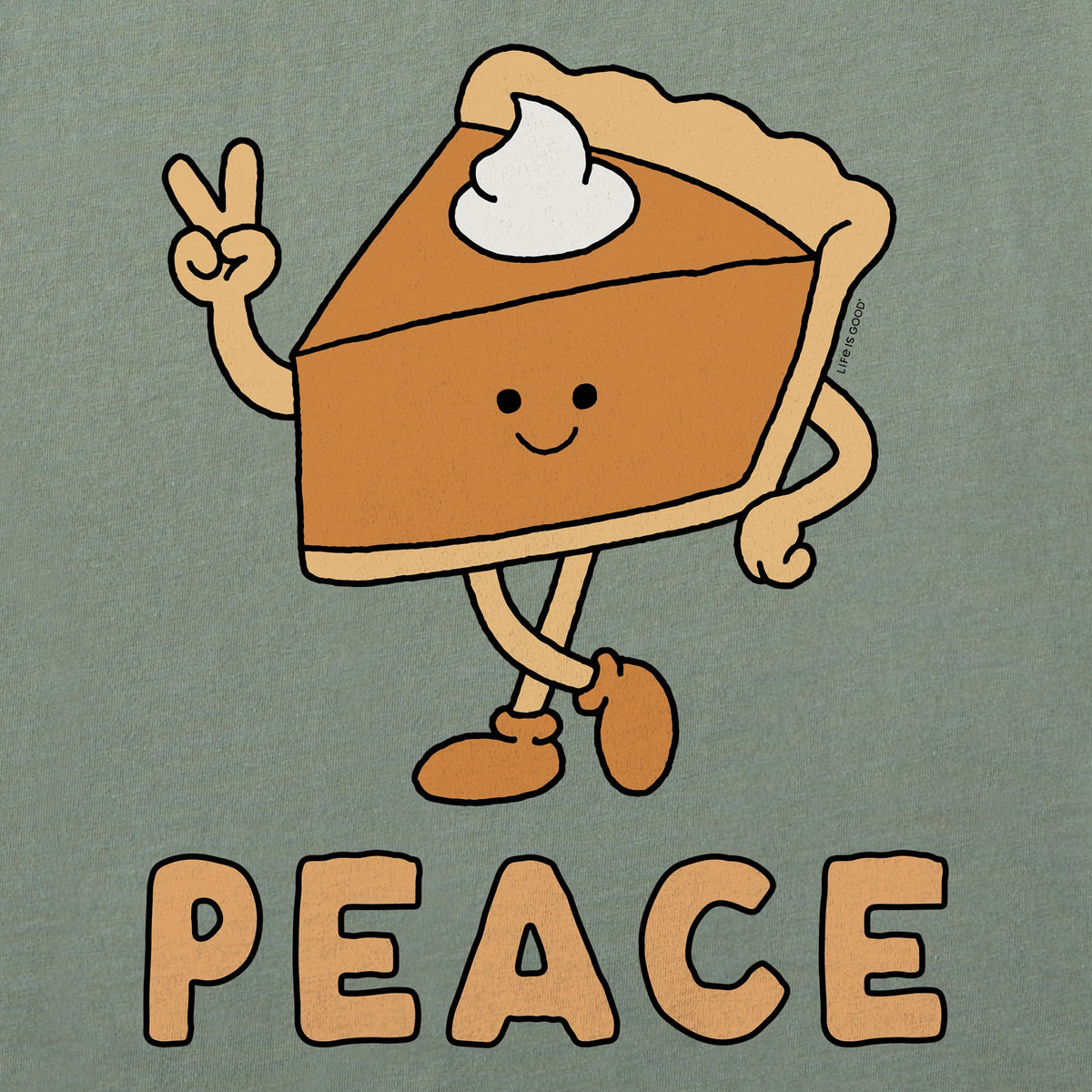 Kids Peace of Pumpkin Pie Short Sleeve Crusher Tee product image 2