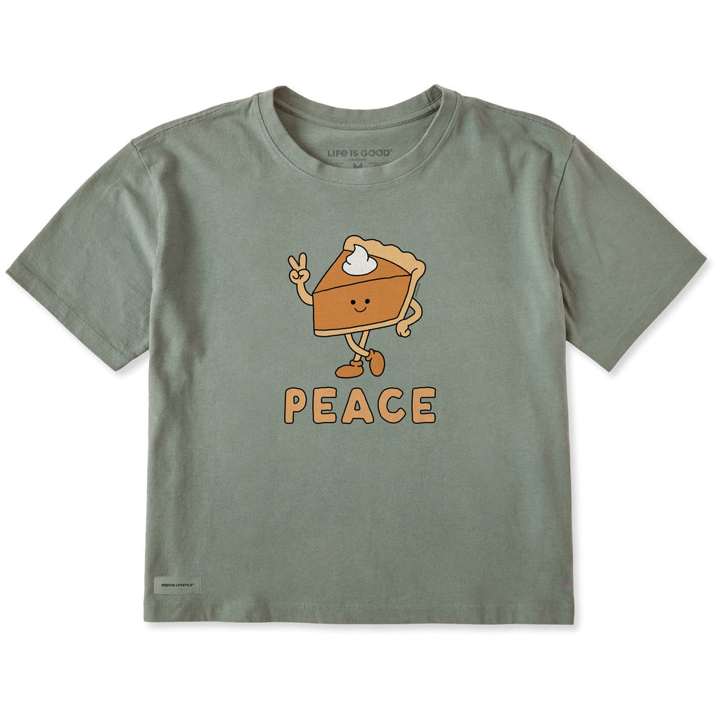 Women's Peace of Pumpkin Pie Short Sleeve Crusher Boxy Tee product image 1
