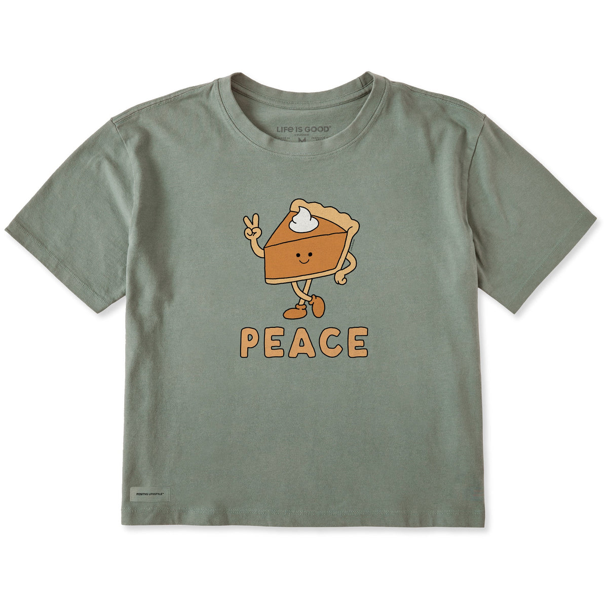 Women's Peace of Pumpkin Pie Short Sleeve Crusher Boxy Tee product image 1