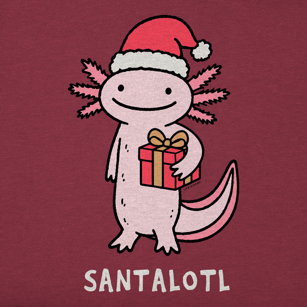 Kids Santalotl Long Sleeve Crusher Tee