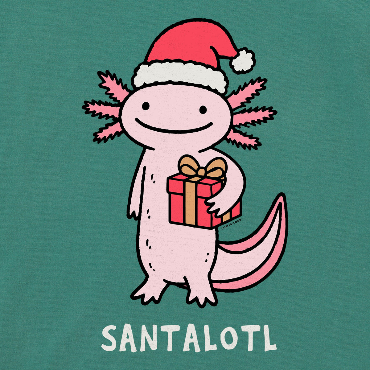 Kids Santalotl Long Sleeve Crusher Tee