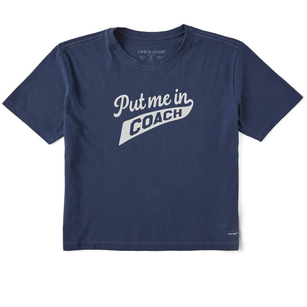 Women's Put Me in Coach Ballyard Short Sleeve Crusher Boxy product image 1