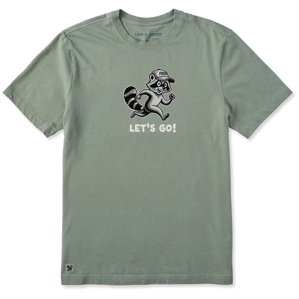 Men's Let's Go Raccoon Short Sleeve Crusher Tee