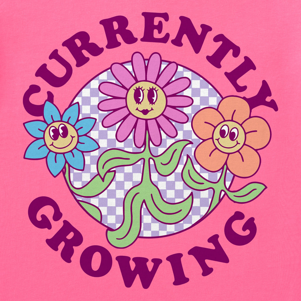 Toddler Currently Growing Flowers Short Sleeve Crusher Tee product image 2