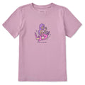 Kids Mermaid On Rock Short Sleeve Crusher Tee product image 1