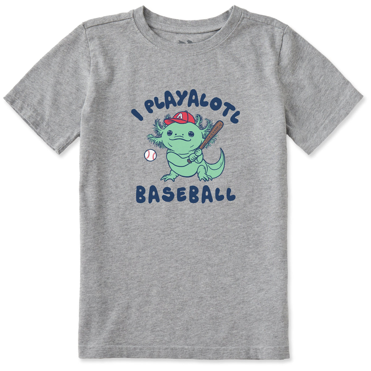 Kids Play Alotl Baseball Short Sleeve Crusher Tee