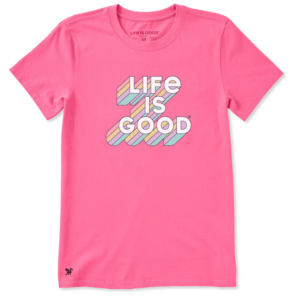 Women's Life is Good Tonal Short Sleeve Crusher Tee product image 1