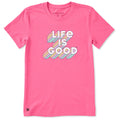 Women's Life is Good Tonal Short Sleeve Crusher Tee product image 1
