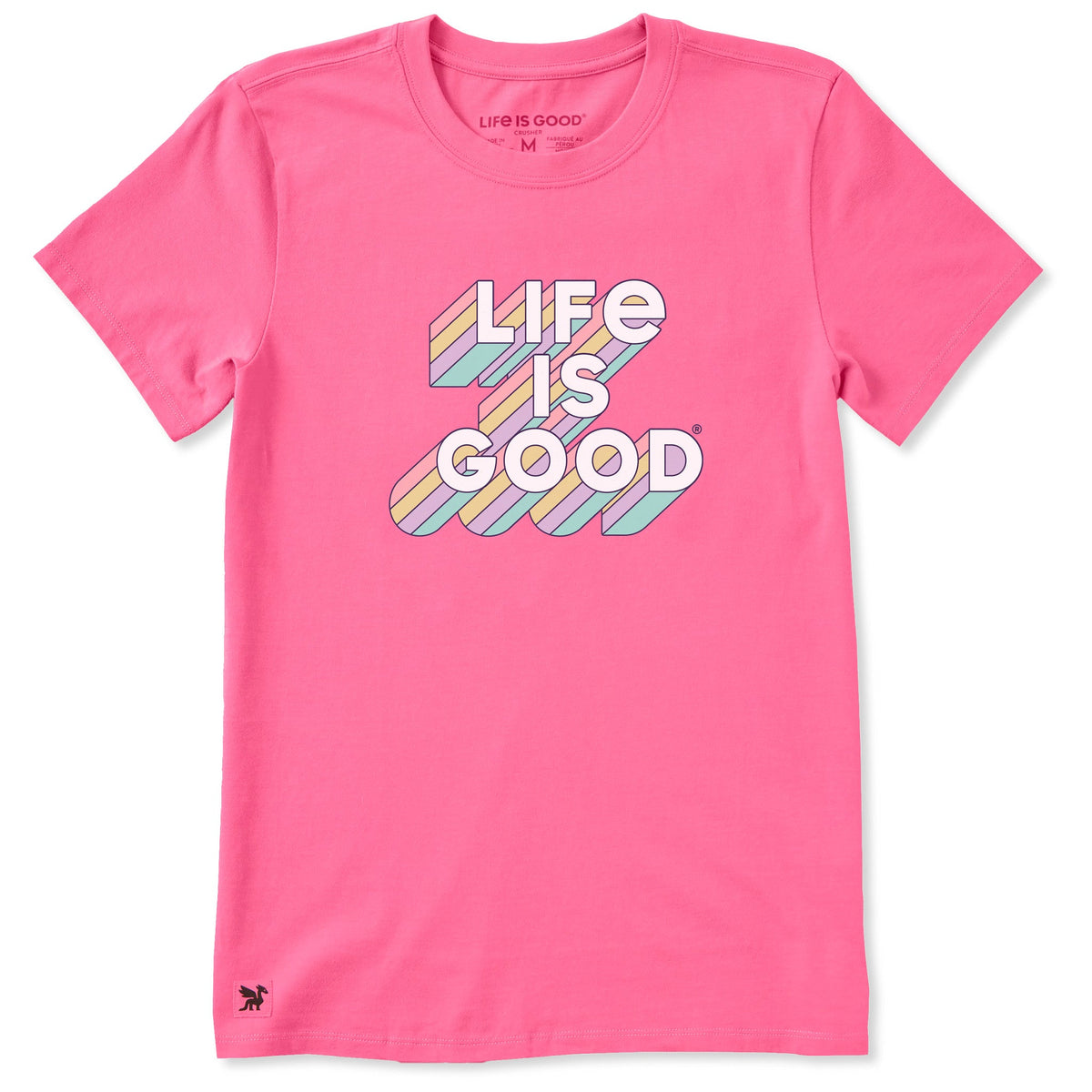 Women's Life is Good Tonal Short Sleeve Crusher Tee product image 1