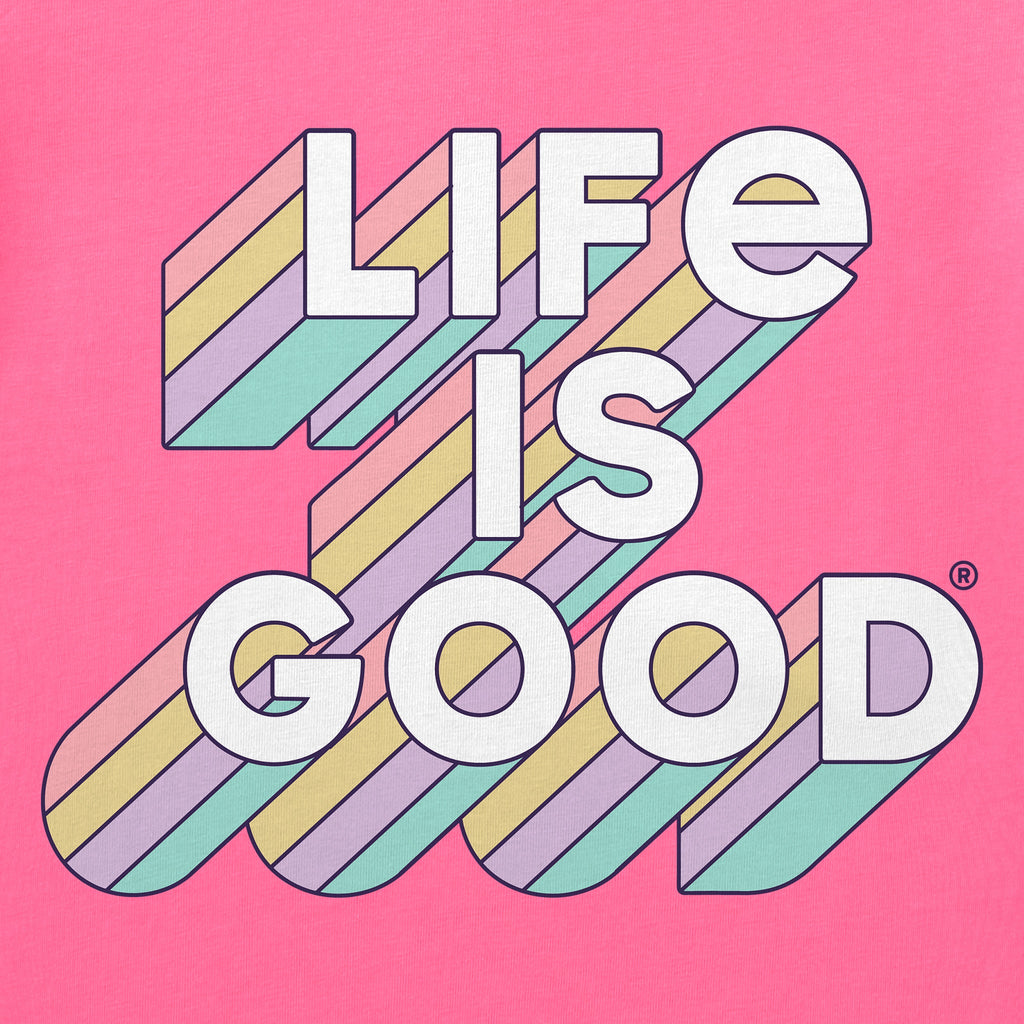 Women's Life is Good Tonal Short Sleeve Crusher Tee product image 2