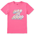 Kids Life is Good Tonal Short Sleeve Crusher Tee product image 1