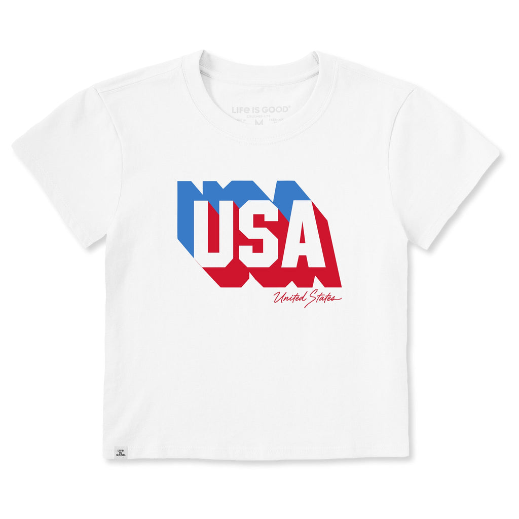 Women's USA Shadow Crusher-LITE Shrunken Tee product image 1