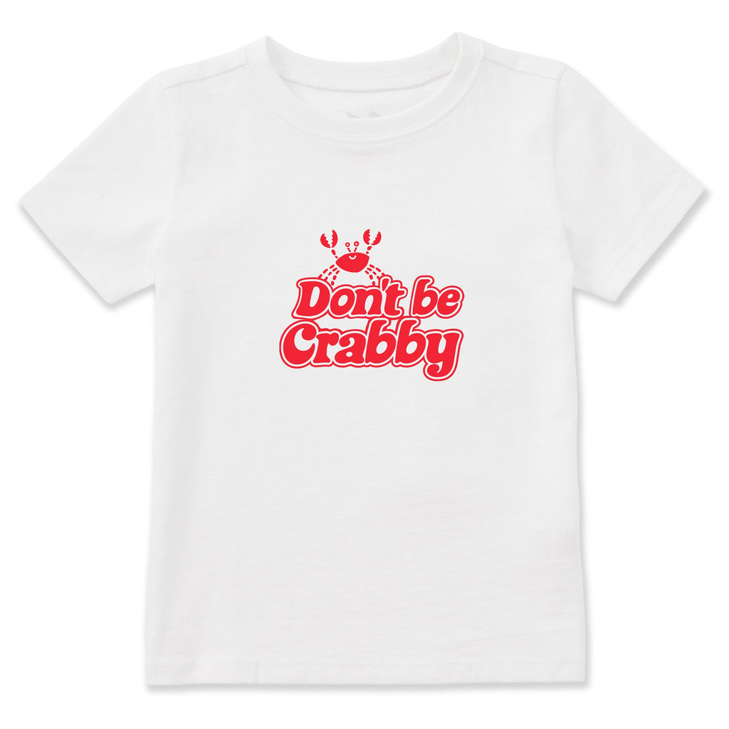 Toddler Don't Be Crabby Script Short Sleeve Crusher Tee product image 1