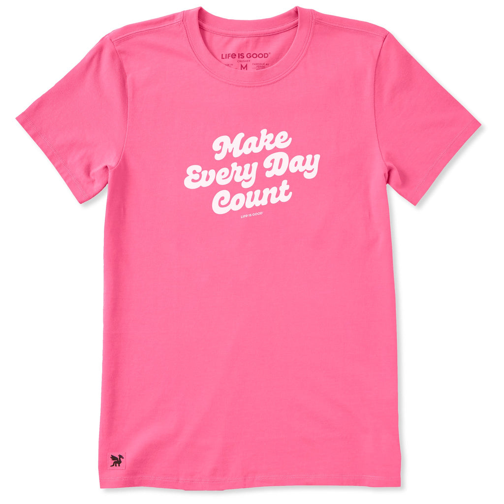 Women's Make Every Day Count Script Short Sleeve Crusher Tee product image 1
