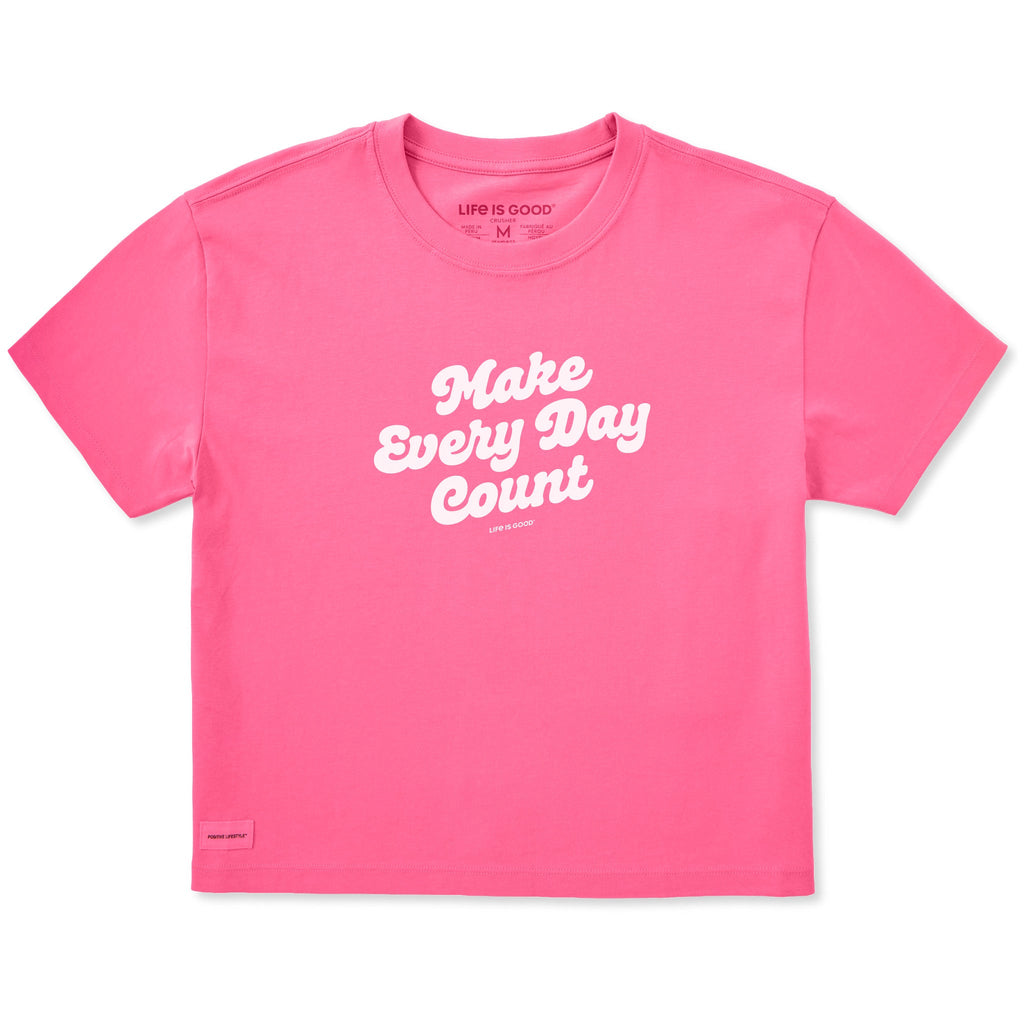 Women's Make Every Day Count Script Short Sleeve Crusher product image 1
