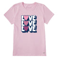Women's Love Trio Stack Short Sleeve Crusher Tee product image 1