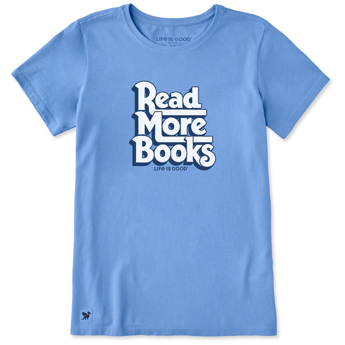 Women's Read Even More Books Short Sleeve Crusher Tee product image 1