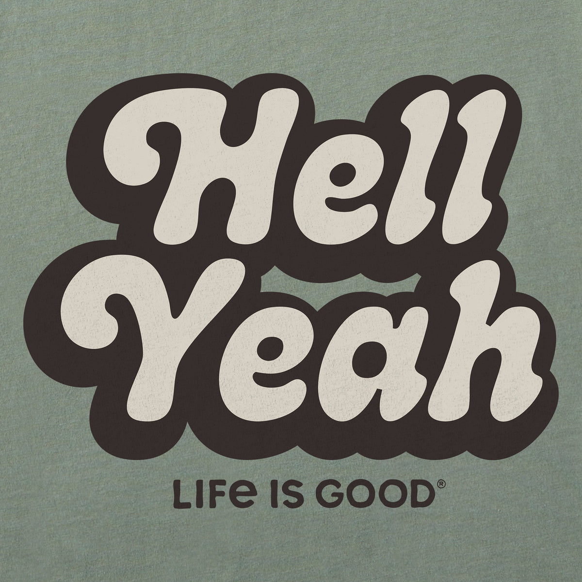 Men's Hell Yeah Script Short Sleeve Crusher Tee product image 2