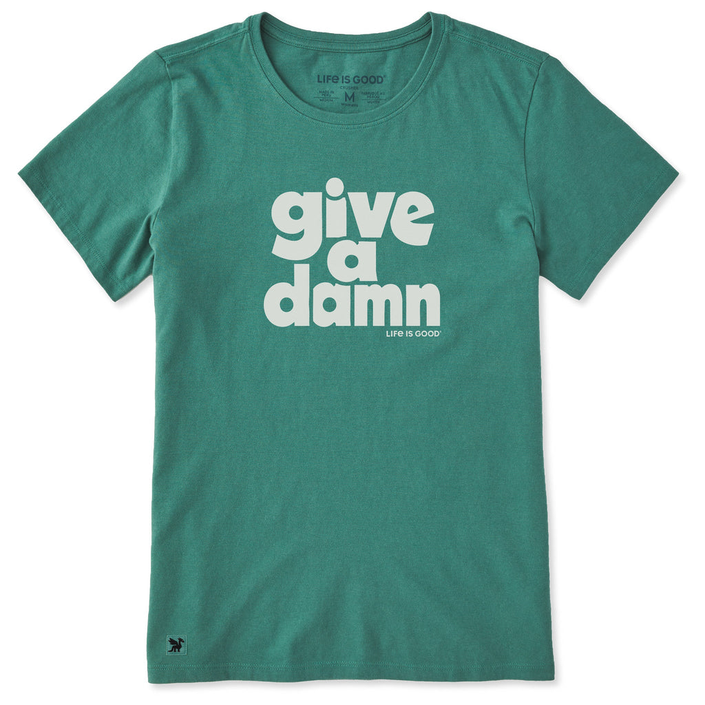 Women's Give a Damn Stack Short Sleeve Crusher Tee product image 1