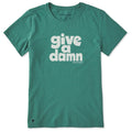 Women's Give a Damn Stack Short Sleeve Crusher Tee product image 1