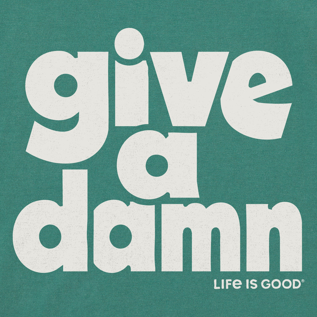 Women's Give a Damn Stack Short Sleeve Crusher Tee product image 2