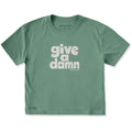 Women's Give a Damn Stack Short Sleeve Crusher Boxy Tee product image 1