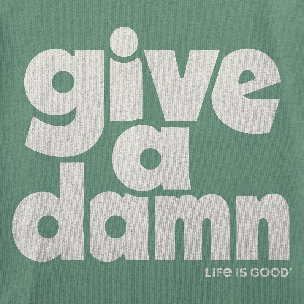 Women's Give a Damn Stack Short Sleeve Crusher Boxy Tee product image 2