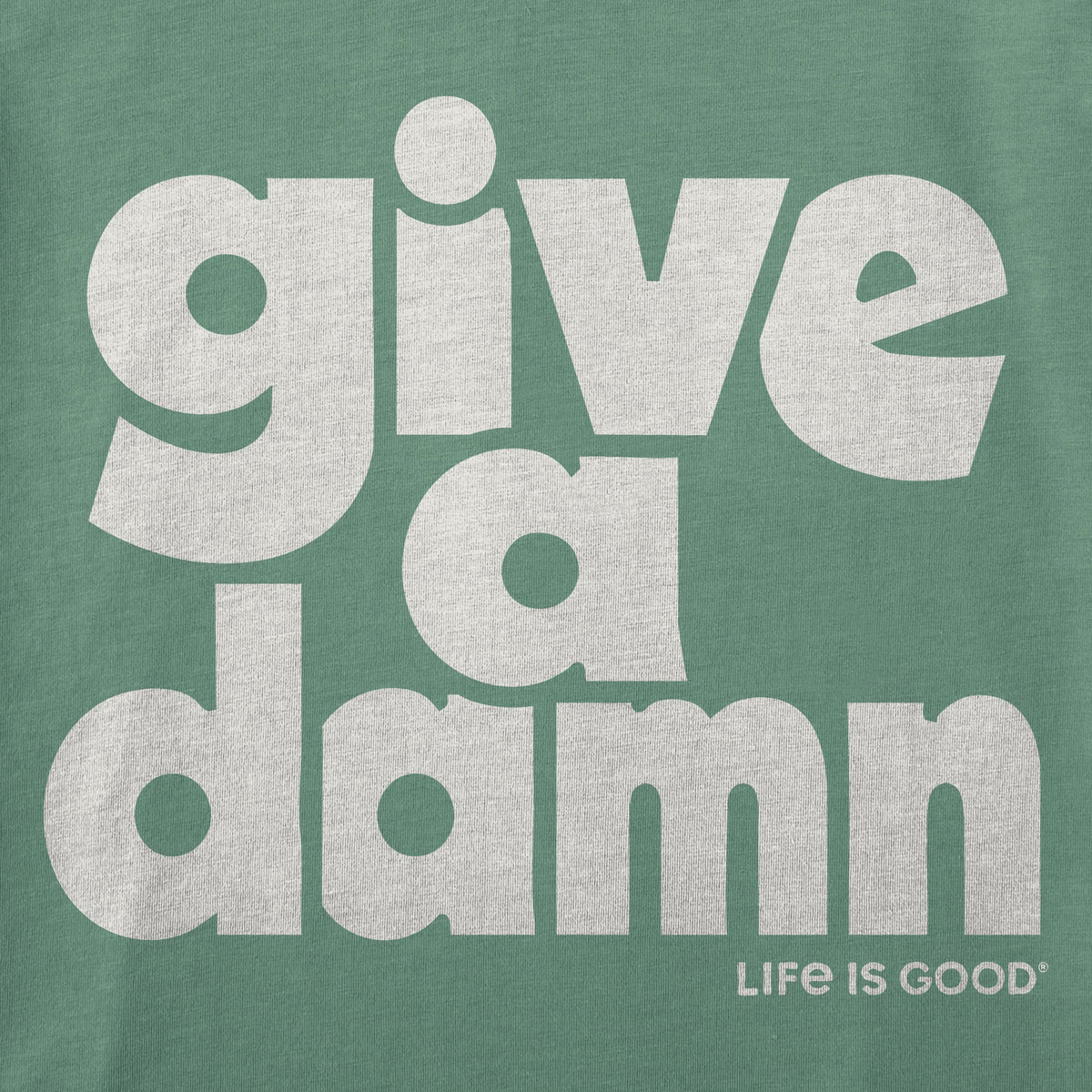 Women's Give a Damn Stack Short Sleeve Crusher Boxy Tee product image 2