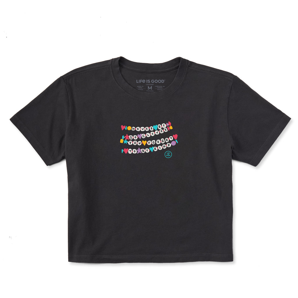 Women's Never Be So Clever Short Sleeve Crusher Boxy Tee