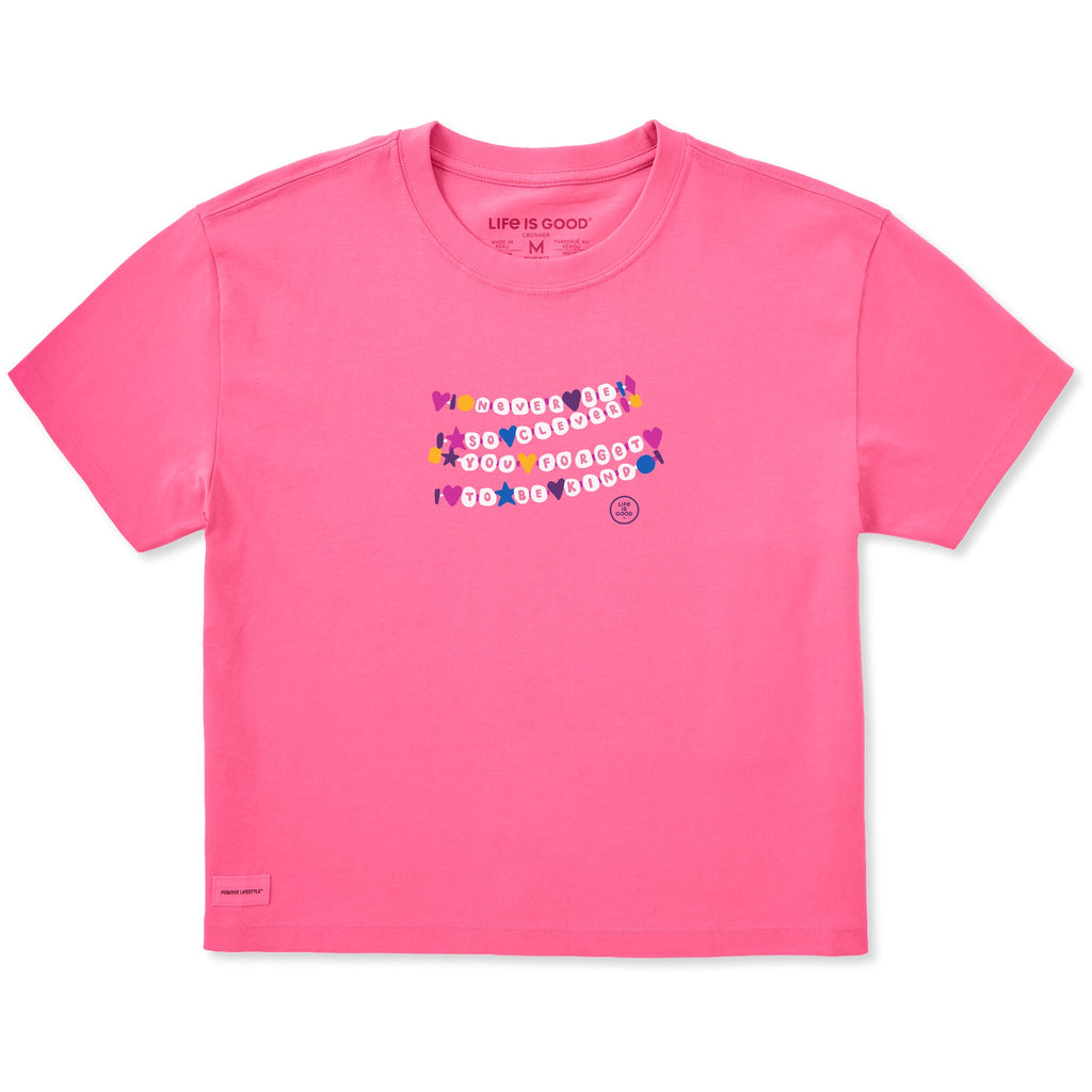 Women's Never Be So Clever Short Sleeve Crusher Boxy Tee