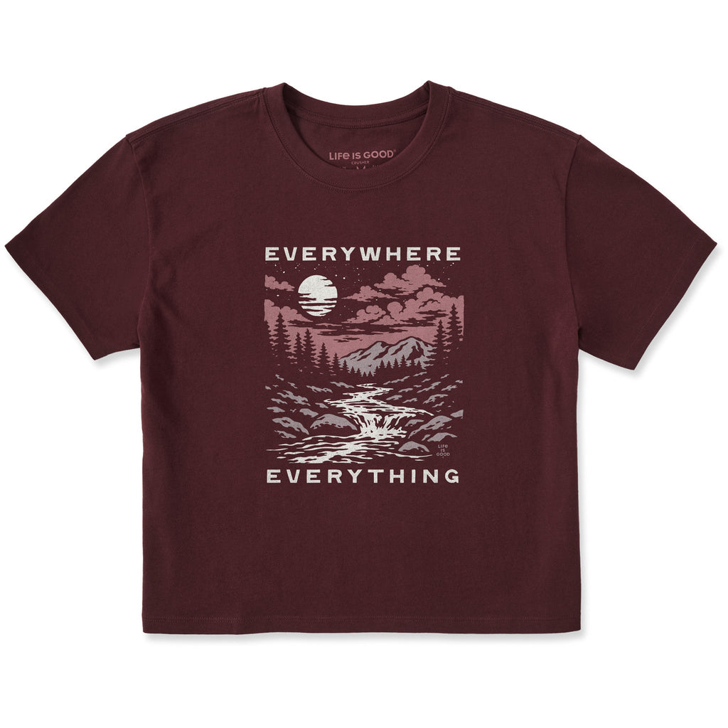 Women's Everywhere Everything Short Sleeve Crusher Boxy Tee product image 3
