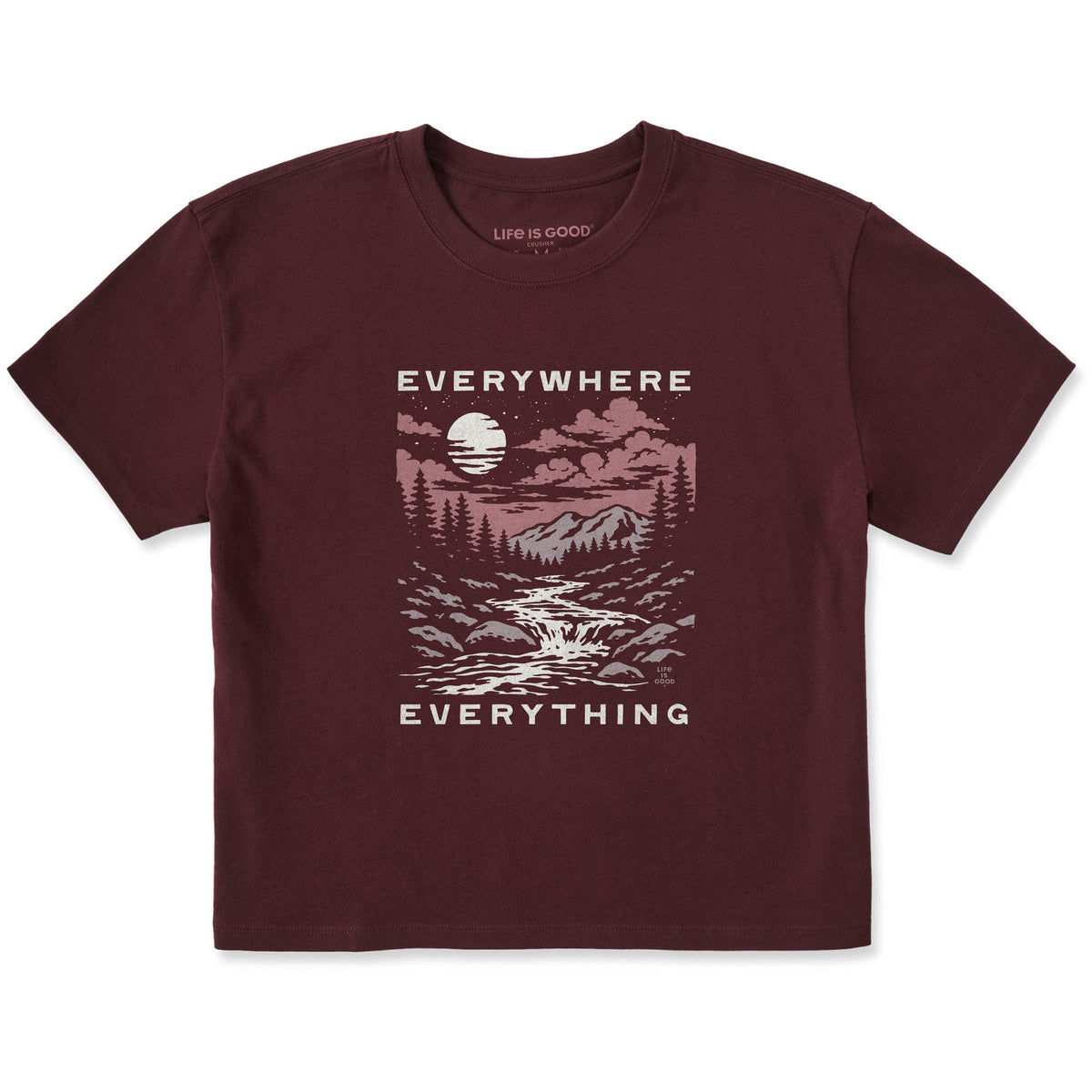 Women's Everywhere Everything Short Sleeve Crusher Boxy Tee product image 3