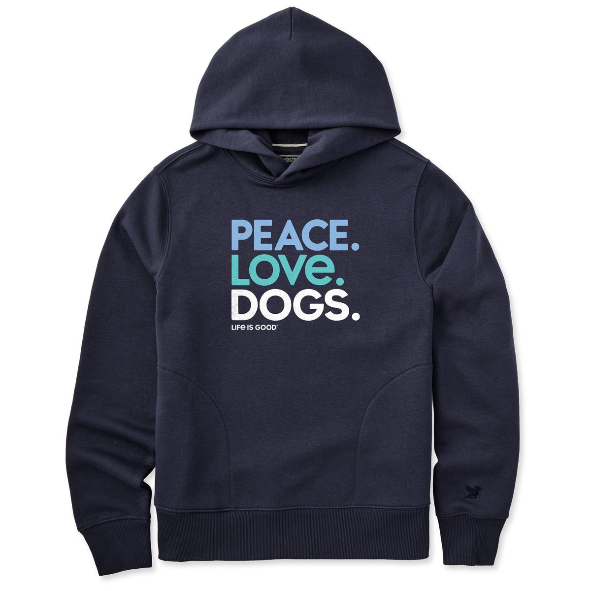 Women's Peace Love Dogs Good Vibes Hoodie product image 3