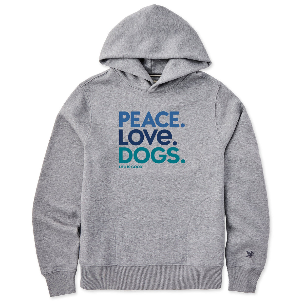 Women's Peace Love Dogs Good Vibes Hoodie product image 5