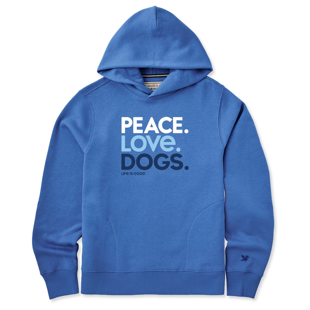 Women's Peace Love Dogs Good Vibes Hoodie product image 7