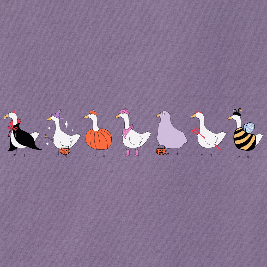 Women's Trick or Treat Geese Short Sleeve Crusher Boxy Tee product image 4