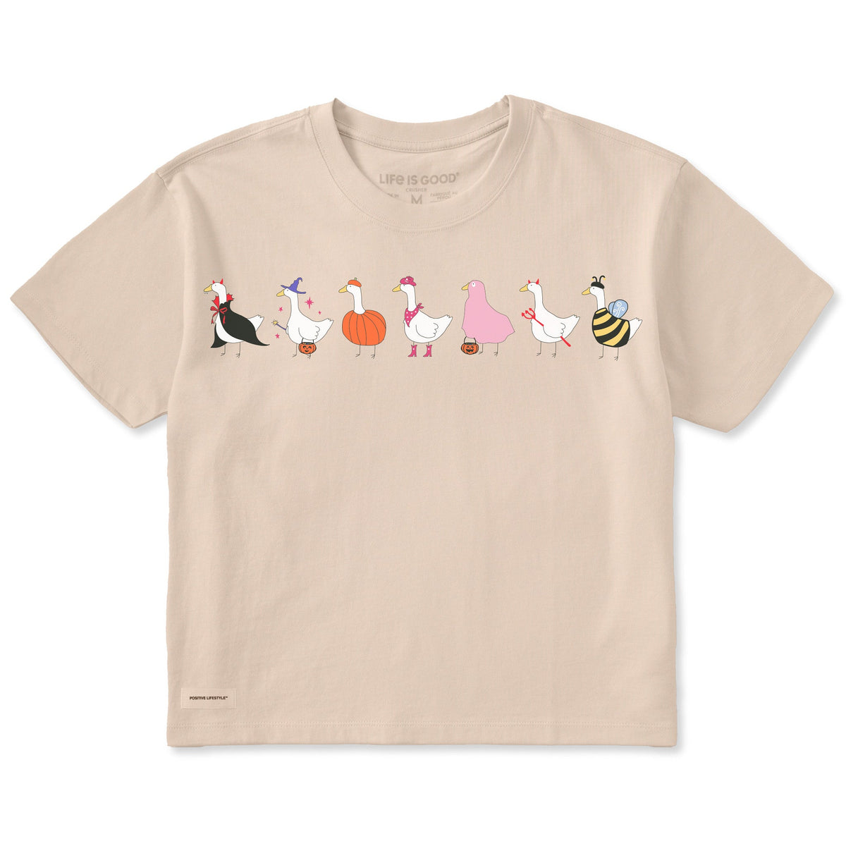 Women's Trick or Treat Geese Short Sleeve Crusher Boxy Tee product image 5