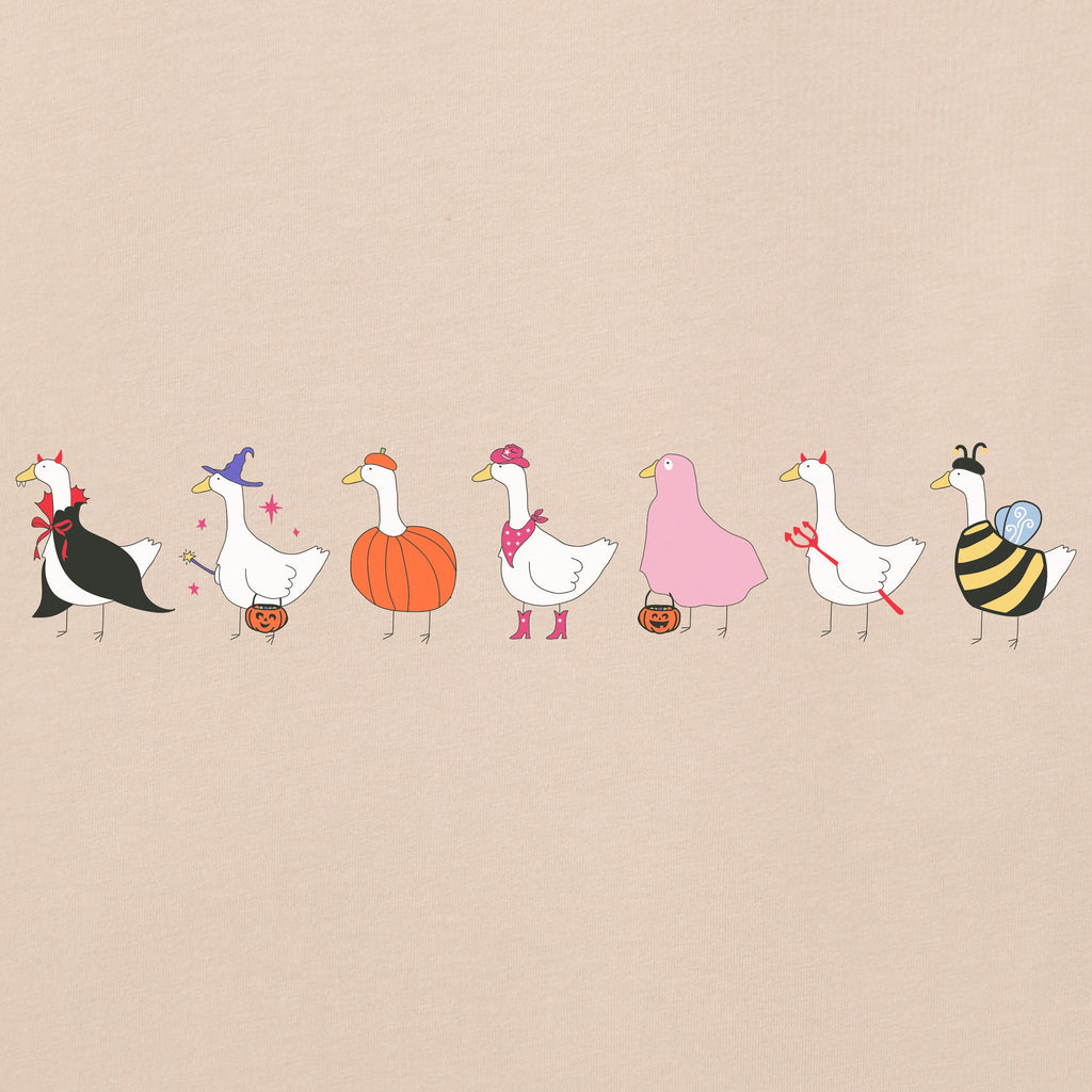 Women's Trick or Treat Geese Short Sleeve Crusher Boxy Tee product image 6