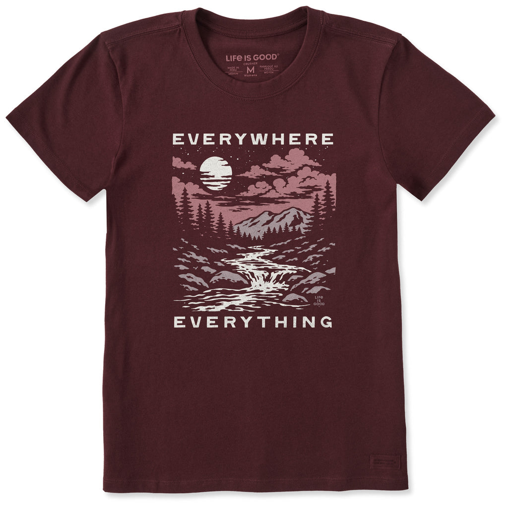 Women's Everywhere Everything Short Sleeve Crusher Tee product image 3