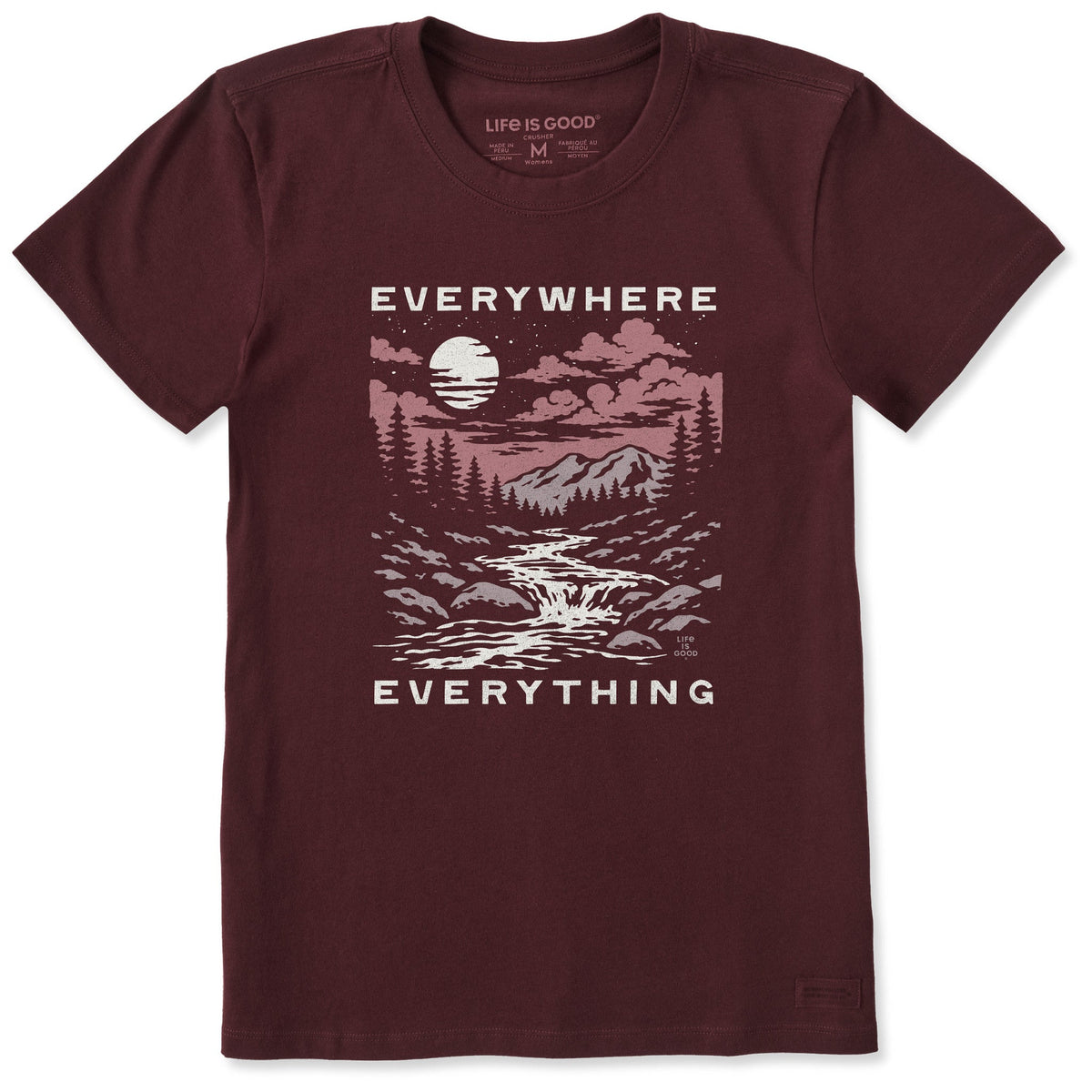 Women's Everywhere Everything Short Sleeve Crusher Tee product image 3