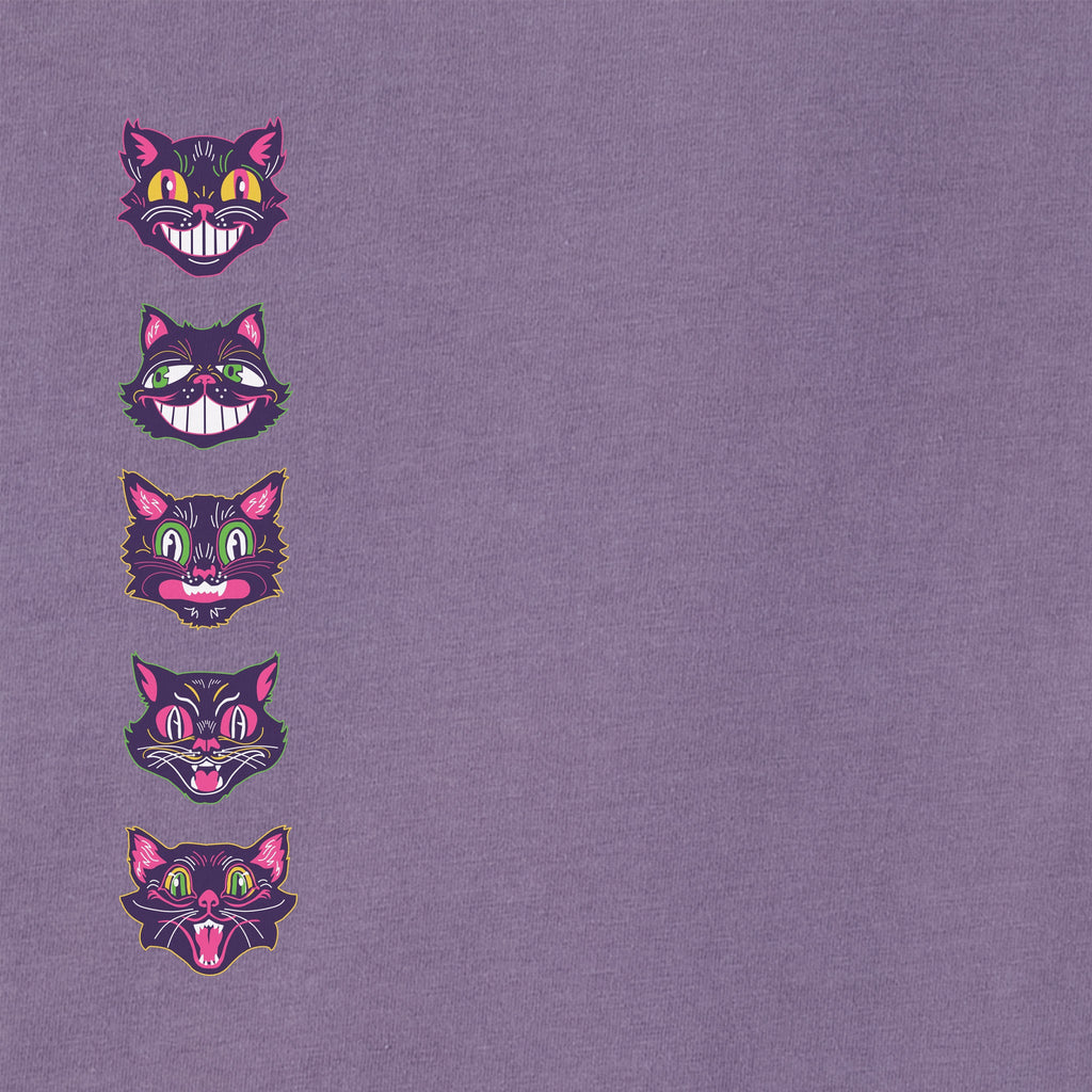 Women's Retro Scaredy Cats Long Sleeve Crusher Tee product image 7