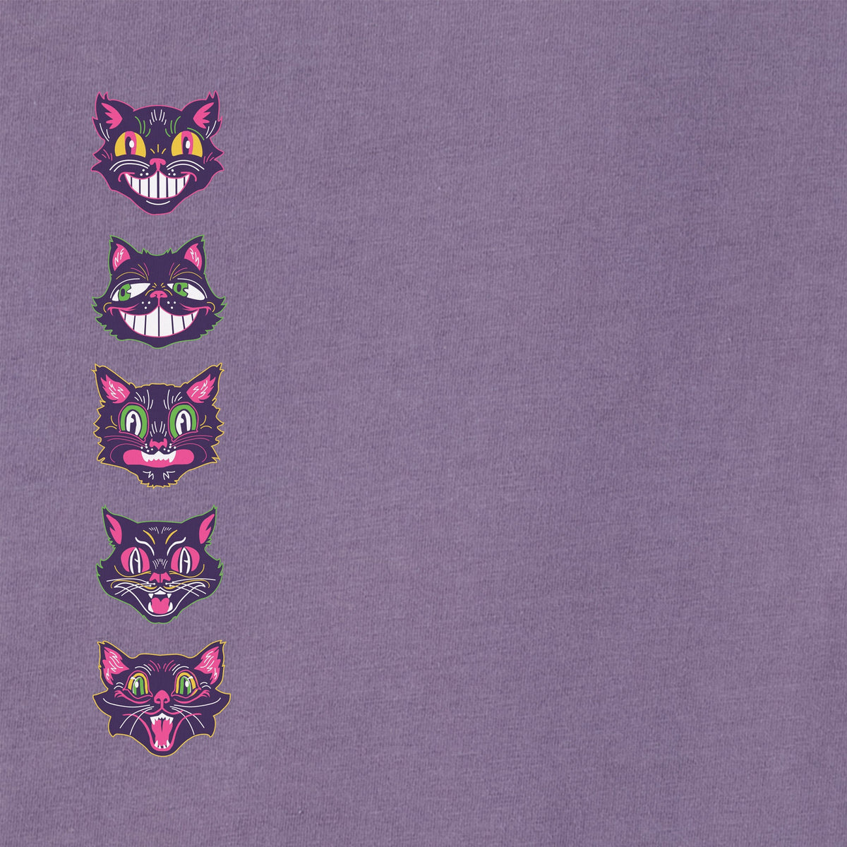 Women's Retro Scaredy Cats Long Sleeve Crusher Tee product image 7
